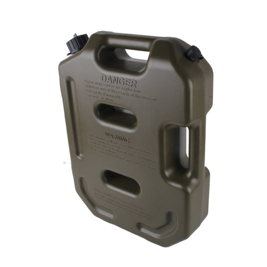 Gasoline Fuel Tanks Plastic 2.6 Gallon 10 Litres Auto Shut Off Fuel Cans Oil Container Emergency Backup(Army Green) - oil tank tubes & oil pumps by buy2fix | Online Shopping UK | buy2fix