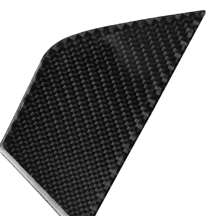 2 PCS German Flag Car Carbon Fiber Left Drive Seat Adjustment Panel Decorative Sticker for Mercedes-Benz W204 2007-2013 by buy2fix