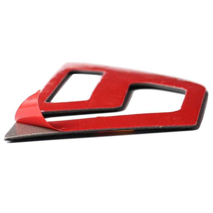 2 PCS German Flag Car Carbon Fiber Right Drive Seat Adjustment Panel Decorative Sticker for Mercedes-Benz W204 2007-2013 by buy2fix