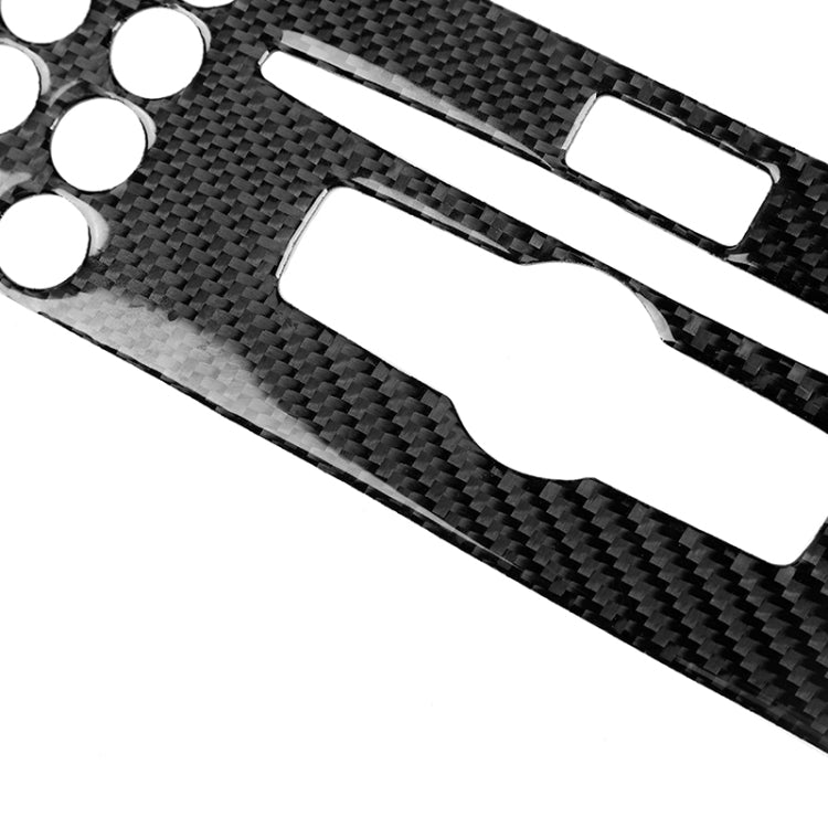 Car Carbon Fiber Center Console Panel Decorative Sticker for Mercedes-Benz W204 C Class 2007-2010 by buy2fix