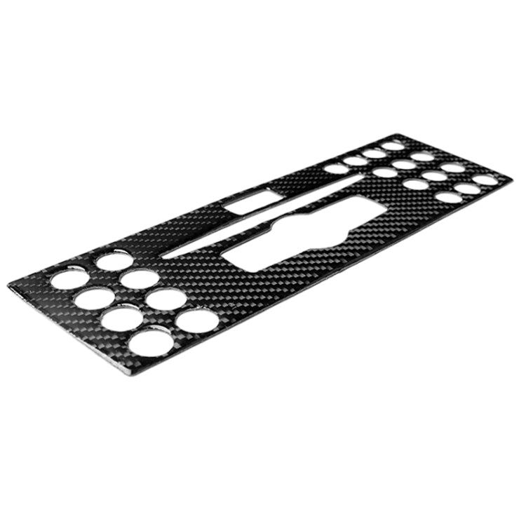 Car Carbon Fiber Center Console Panel Decorative Sticker for Mercedes-Benz W204 C Class 2007-2010 by buy2fix