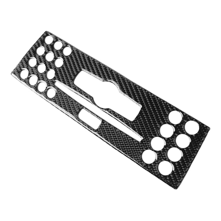 Car Carbon Fiber Center Console Panel Decorative Sticker for Mercedes-Benz W204 C Class 2007-2010 by buy2fix