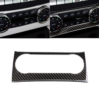 Car Carbon Fiber Air Conditioning Knob Control Panel Decorative Sticker for Mercedes-Benz W204 C Class 2011-2013 by buy2fix