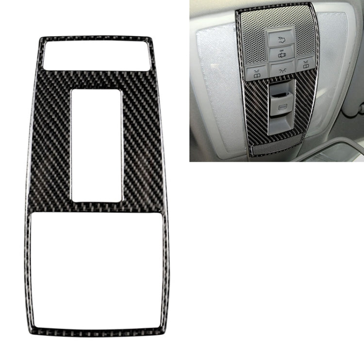 Car Carbon Fiber Reading Lamp Frame Decorative Sticker for Mercedes-Benz W204 2007-2013 / W212 2010-2012 by buy2fix