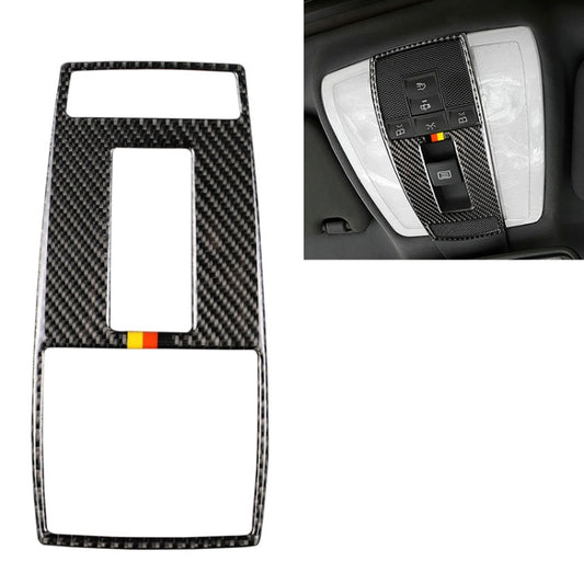 Car German Flag Carbon Fiber Reading Lamp Frame Decorative Sticker for Mercedes-Benz W204 2007-2013 / W212 2010-2012 by buy2fix