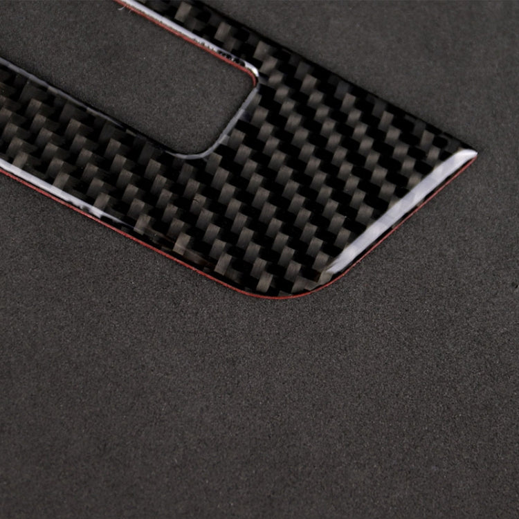 Car Carbon Fiber Central Control CD Panel Decorative Sticker for Mercedes-Benz W204 2011-2013 7-buttons by buy2fix