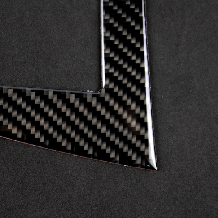 Car German Flag Carbon Fiber Central Control CD Panel Decorative Sticker for Mercedes-Benz W204 2011-2013 7-buttons by buy2fix