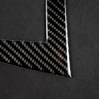 Car German Flag Carbon Fiber Central Control CD Panel Decorative Sticker for Mercedes-Benz W204 2011-2013 7-buttons by buy2fix