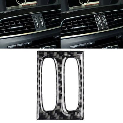 Car Carbon Fiber Intermediate Air Outlet Panel Decorative Sticker for Mercedes-Benz W204 2011-2013 by buy2fix