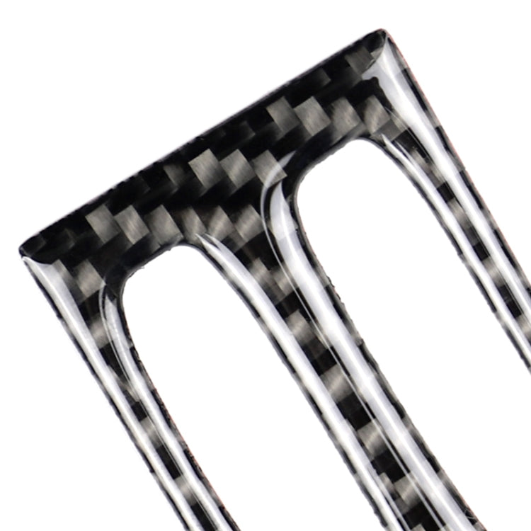 Car Carbon Fiber Intermediate Air Outlet Panel Decorative Sticker for Mercedes-Benz W204 2011-2013 by buy2fix