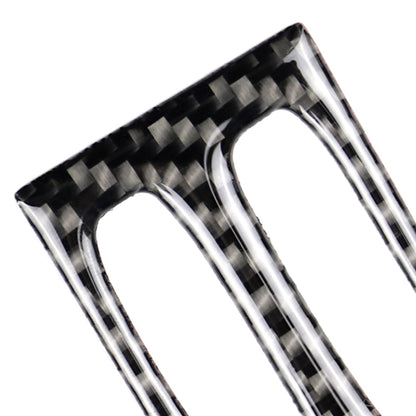 Car Carbon Fiber Intermediate Air Outlet Panel Decorative Sticker for Mercedes-Benz W204 2011-2013 by buy2fix