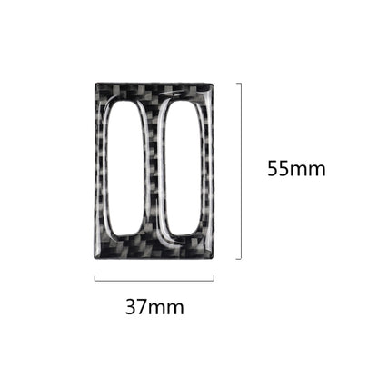 Car Carbon Fiber Intermediate Air Outlet Panel Decorative Sticker for Mercedes-Benz W204 2011-2013 by buy2fix