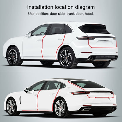 Universal Car Door Invisible Anti-collision Strip Protection Guards Trims Stickers Tape, Size: 3cm x 5m by buy2fix