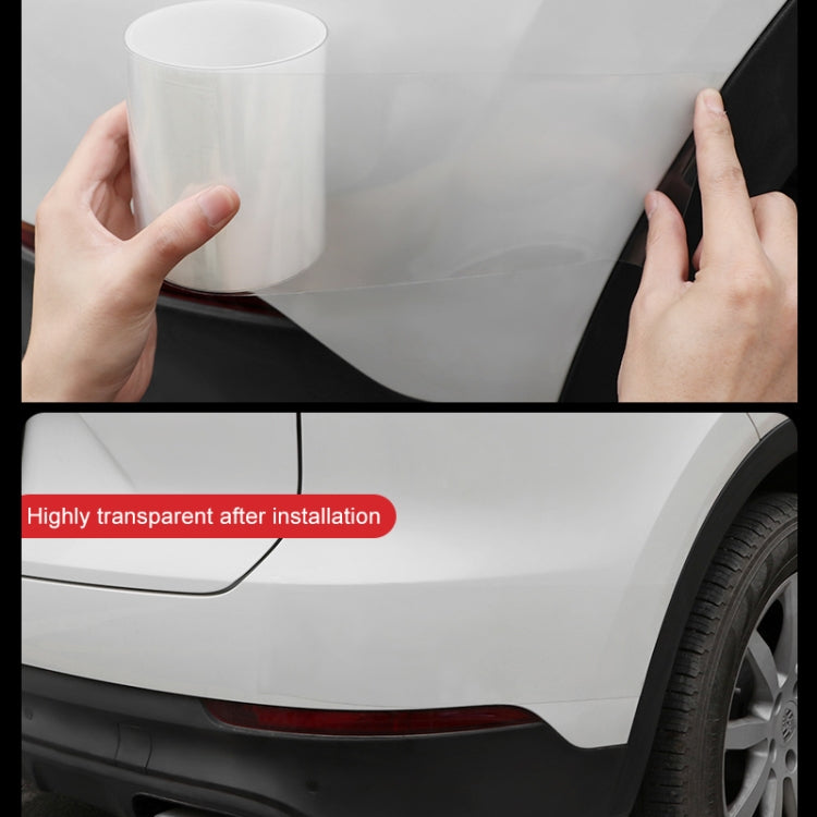 Universal Car Door Invisible Anti-collision Strip Protection Guards Trims Stickers Tape, Size: 10cm x 10m by buy2fix