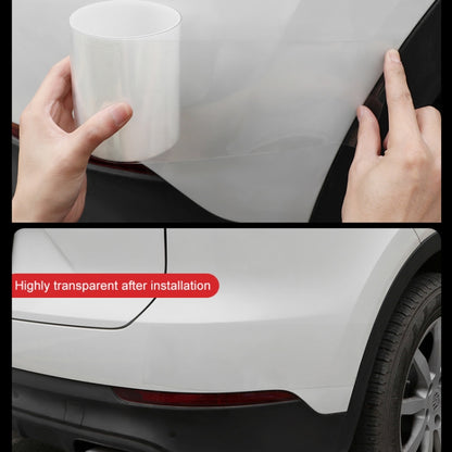 Universal Car Door Invisible Anti-collision Strip Protection Guards Trims Stickers Tape, Size: 10cm x 10m by buy2fix