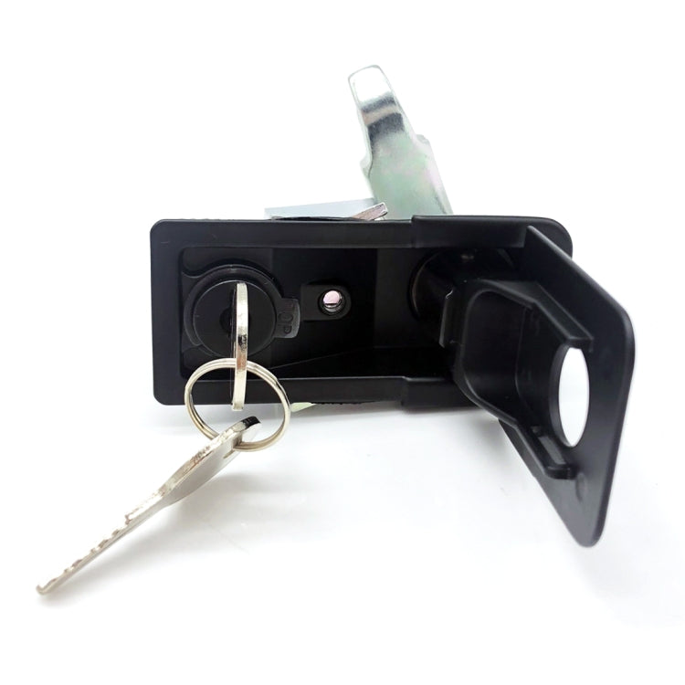 Adjustable Black Paddle Entry Door Latch & Keys Tool Box Lock for Trailer / Yacht / Truck - Locks & Hasps by buy2fix | Online Shopping UK | buy2fix