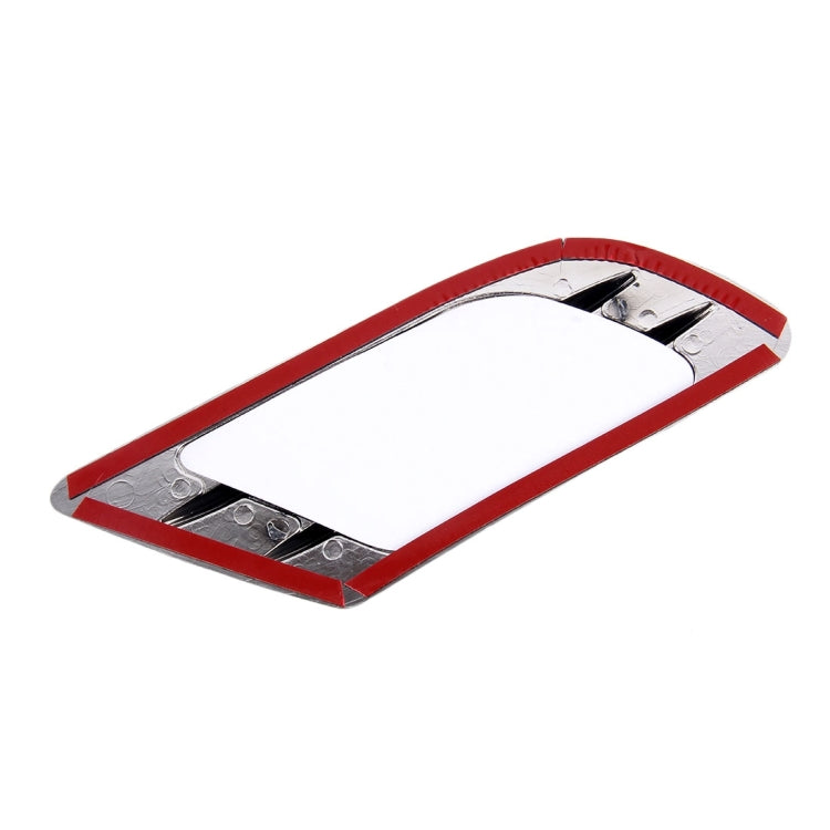 2 PCS Euro Style Plastic Decorative Air Flow Intake Turbo Bonnet Hood Side Vent Grille Cover With Self-adhesive Sticker(Grey) by buy2fix