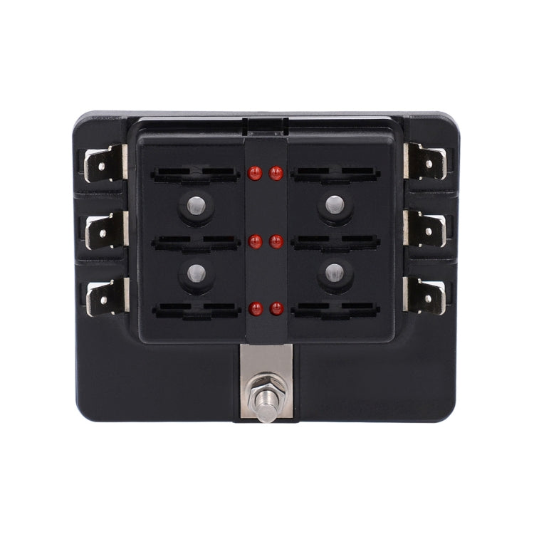 1 in 6 Out Fuse Box PC Terminal Block Fuse Holder Kits with LED Warning Indicator for Auto Car Truck Boat - Fuse by buy2fix | Online Shopping UK | buy2fix