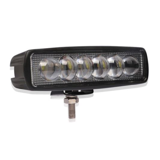 6 inch 18W 6000K IP68 8D Car Boat Marine Work Lights Spotlight LED Bulbs, DC 10-30V (White Light) - Work Lights by buy2fix | Online Shopping UK | buy2fix
