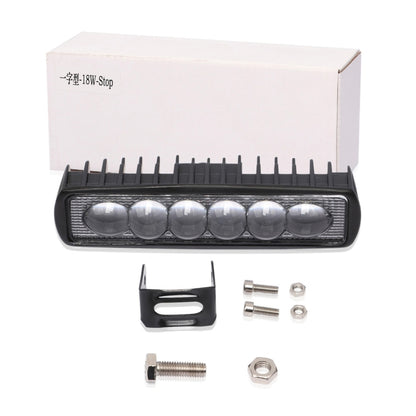6 inch 18W 6000K IP68 8D Car Boat Marine Work Lights Spotlight LED Bulbs, DC 10-30V (White Light) - Work Lights by buy2fix | Online Shopping UK | buy2fix