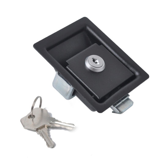 Black Paddle Entry Door Latch & Keys Tool Box for Trailer / Yacht / Truck - Locks & Hasps by buy2fix | Online Shopping UK | buy2fix