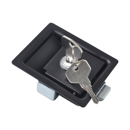 Black Paddle Entry Door Latch & Keys Tool Box for Trailer / Yacht / Truck - Locks & Hasps by buy2fix | Online Shopping UK | buy2fix