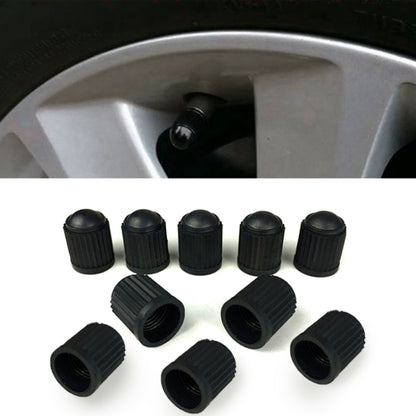 200 PCS Black Tire valve Dust Rubber Cap For Bicycle And Car, Diameter: 10mm(Black) by buy2fix