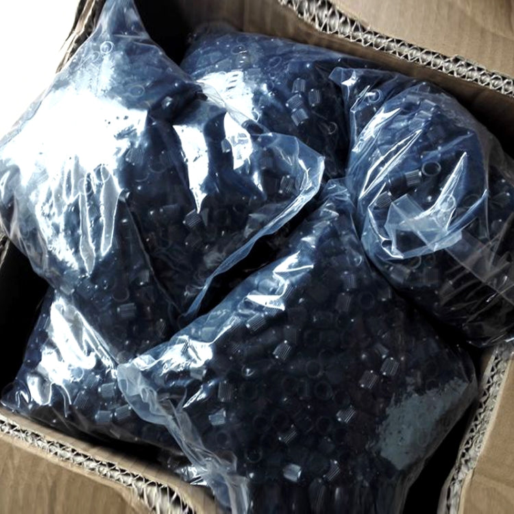 200 PCS Black Tire valve Dust Rubber Cap For Bicycle And Car, Diameter: 10mm(Black) by buy2fix