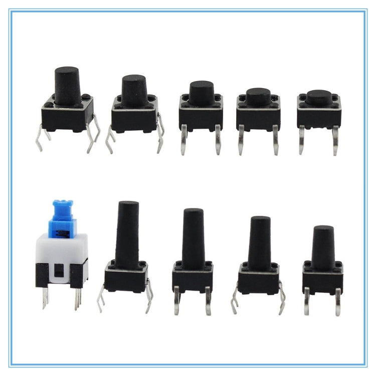 180 PCS Tactile Push Button Switch Kit Micro Switch by buy2fix