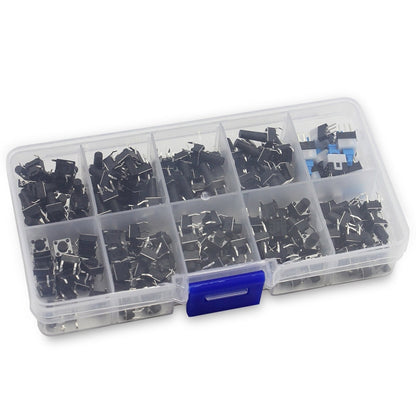 180 PCS Tactile Push Button Switch Kit Micro Switch by buy2fix