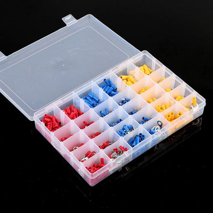 480 PCS Cold Press Electrical Insulated Terminals Crimp Connectors Assortment Kit - Booster Cable & Clip by buy2fix | Online Shopping UK | buy2fix