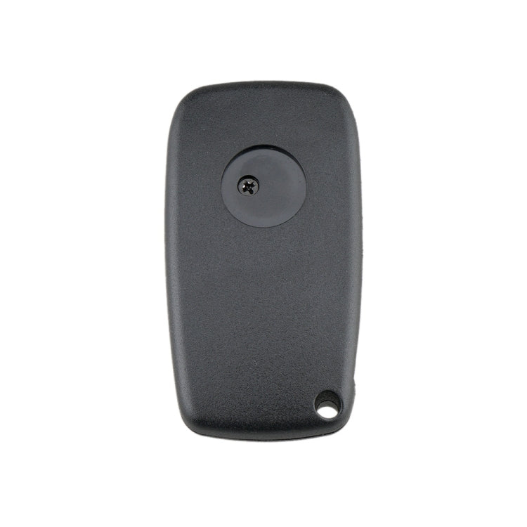 For FIAT Car Keys Replacement 3 Buttons Car Key Case with Side Battery Holder (Black) by buy2fix