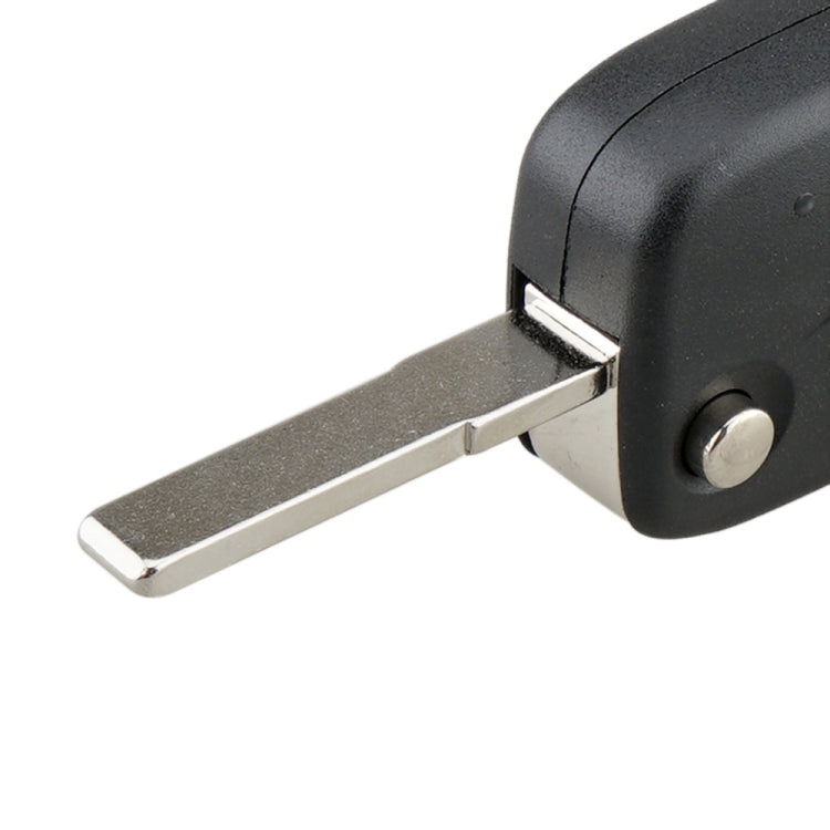 For FIAT Car Keys Replacement 3 Buttons Car Key Case with Side Battery Holder (Black) by buy2fix