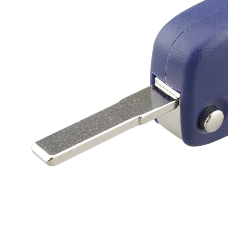 For FIAT Car Keys Replacement 3 Buttons Car Key Case with Side Battery Holder (Blue) by buy2fix
