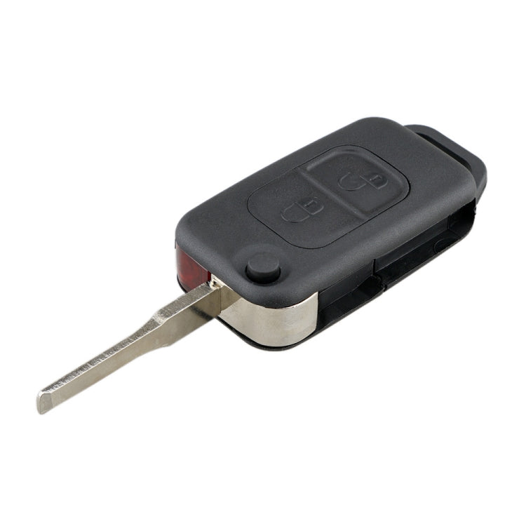 For Mercedes-Benz Car Keys Replacement 2 Buttons Car Key Case with Foldable Key Blade - Car Key Cases by buy2fix | Online Shopping UK | buy2fix