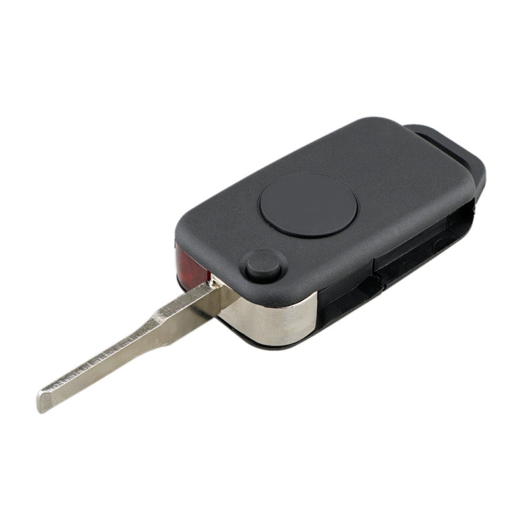 For Mercedes-Benz Car Keys Replacement 1 Button Car Key Case with Foldable Key Blade - Car Key Cases by buy2fix | Online Shopping UK | buy2fix
