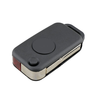 For Mercedes-Benz Car Keys Replacement 1 Button Car Key Case with Foldable Key Blade - Car Key Cases by buy2fix | Online Shopping UK | buy2fix