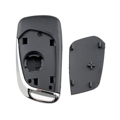 For PEUGEOT Car Keys Replacement 2 Buttons Car Key Case with Holder, without Grooved by buy2fix