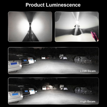 2 PCS M3 9005 / HB3 / H10 DC9-32V / 17W / 6500K / 2000LM IP68 Car LED Headlight Lamps(Cool White) - LED Headlamps by buy2fix | Online Shopping UK | buy2fix