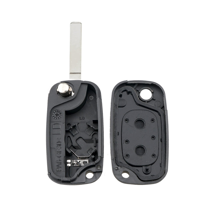 For RENAULT Clio / Megane / Kangoo / Modus Car Keys Replacement 2 Buttons Car Key Case with Foldable Key Blade by buy2fix