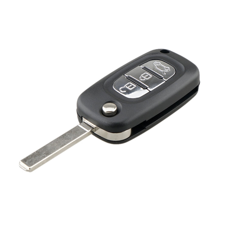 For RENAULT Clio / Megane / Kangoo / Modus Car Keys Replacement 3 Buttons Car Key Case with Foldable Key Blade by buy2fix