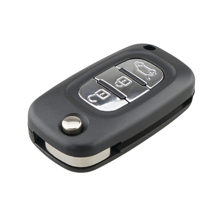 For RENAULT Clio / Megane / Kangoo / Modus Car Keys Replacement 3 Buttons Car Key Case with Foldable Key Blade by buy2fix