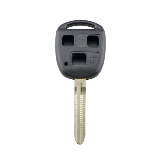 For TOYOTA Car Keys Replacement 3 Buttons Car Key Case with Key Blade - Car Key Cases by buy2fix | Online Shopping UK | buy2fix