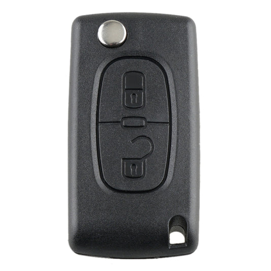 For PEUGEOT 2 Buttons Intelligent Remote Control Car Key with PCF7961 Integrated Chip & Battery & Holder & Slotted Key Blade & ASK Signal, Frequency: 433MHz - Remote Car Key by buy2fix | Online Shopping UK | buy2fix