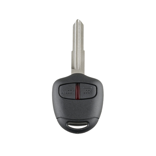 For MITSUBISHI 2 Buttons Intelligent Remote Control Car Key with 46 Chip & Battery & Left Slot, Frequency: 433MHz - Remote Car Key by buy2fix | Online Shopping UK | buy2fix