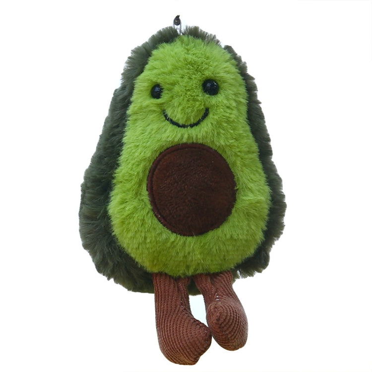 Cute Fruit Jewelry Plush Cartoon Anthropomorphic Avocado Key Ring by buy2fix