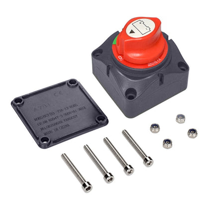 Car Auto RV Marine Boat Battery Selector Isolator Disconnect Rotary Switch Cut - Car Switches by buy2fix | Online Shopping UK | buy2fix