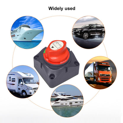 Car Auto RV Marine Boat Battery Selector Isolator Disconnect Rotary Switch Cut - Car Switches by buy2fix | Online Shopping UK | buy2fix