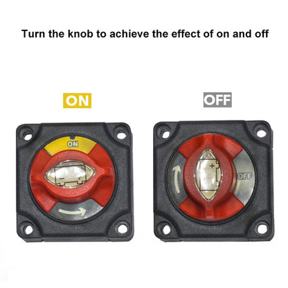 Car Auto RV Marine Boat Battery Selector Isolator Disconnect Rotary Switch Cut - Car Switches by buy2fix | Online Shopping UK | buy2fix