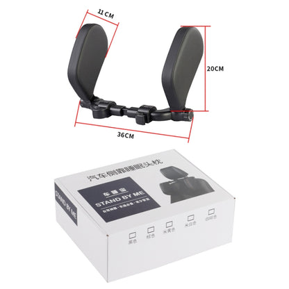 Car Seat Headrest Car Neck Pillow Sleep Side Headrest for Children and Adults (Black) by buy2fix